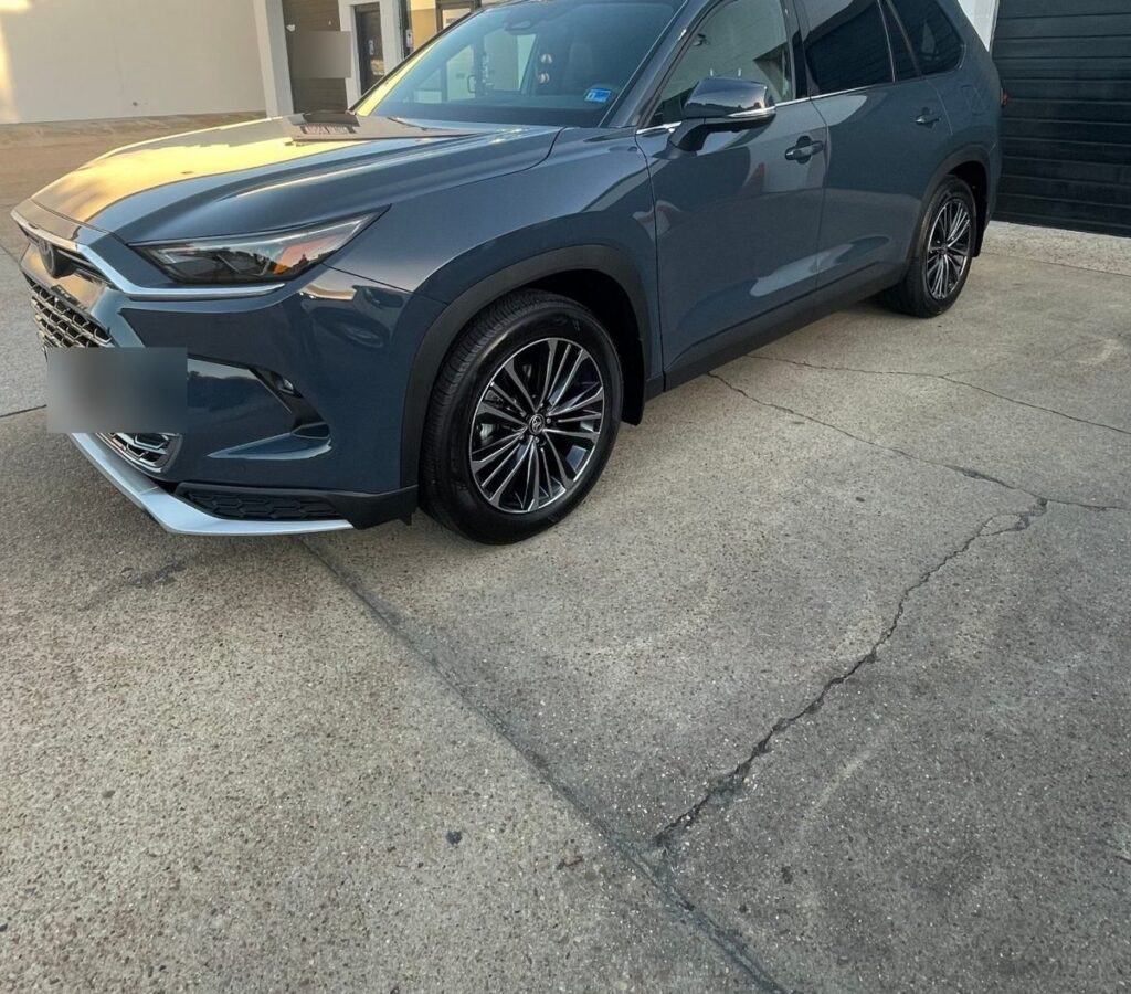 2026 Toyota Grand Highlander finished with liquid paint protection film at Sandman's Auto Detailing in Norfolk, VA